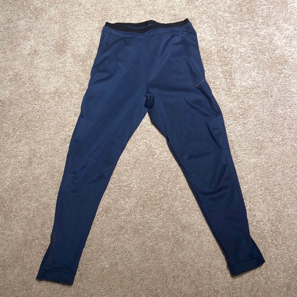 Navy Nike Pro Sweatpants Medium Tall